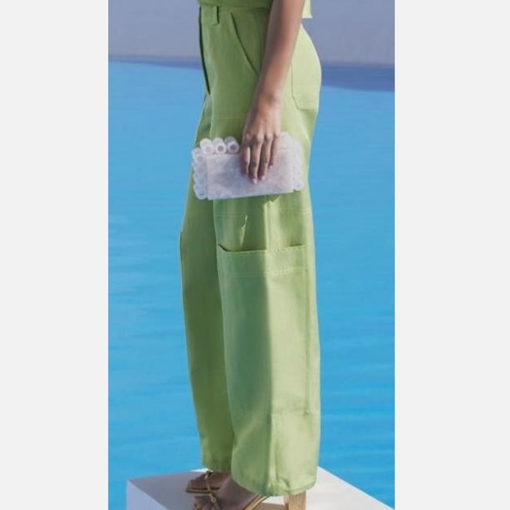 Cult Gaia Wynn Pant in Moss